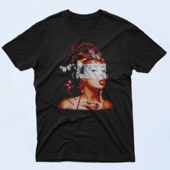 Kali Uchis Red Moon In Venus 90s Retro Music Fan Gift Graphic Album T Shirt 24 - Picture 1 of 5